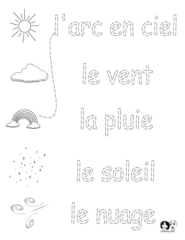 French Activities Worksheets Image
