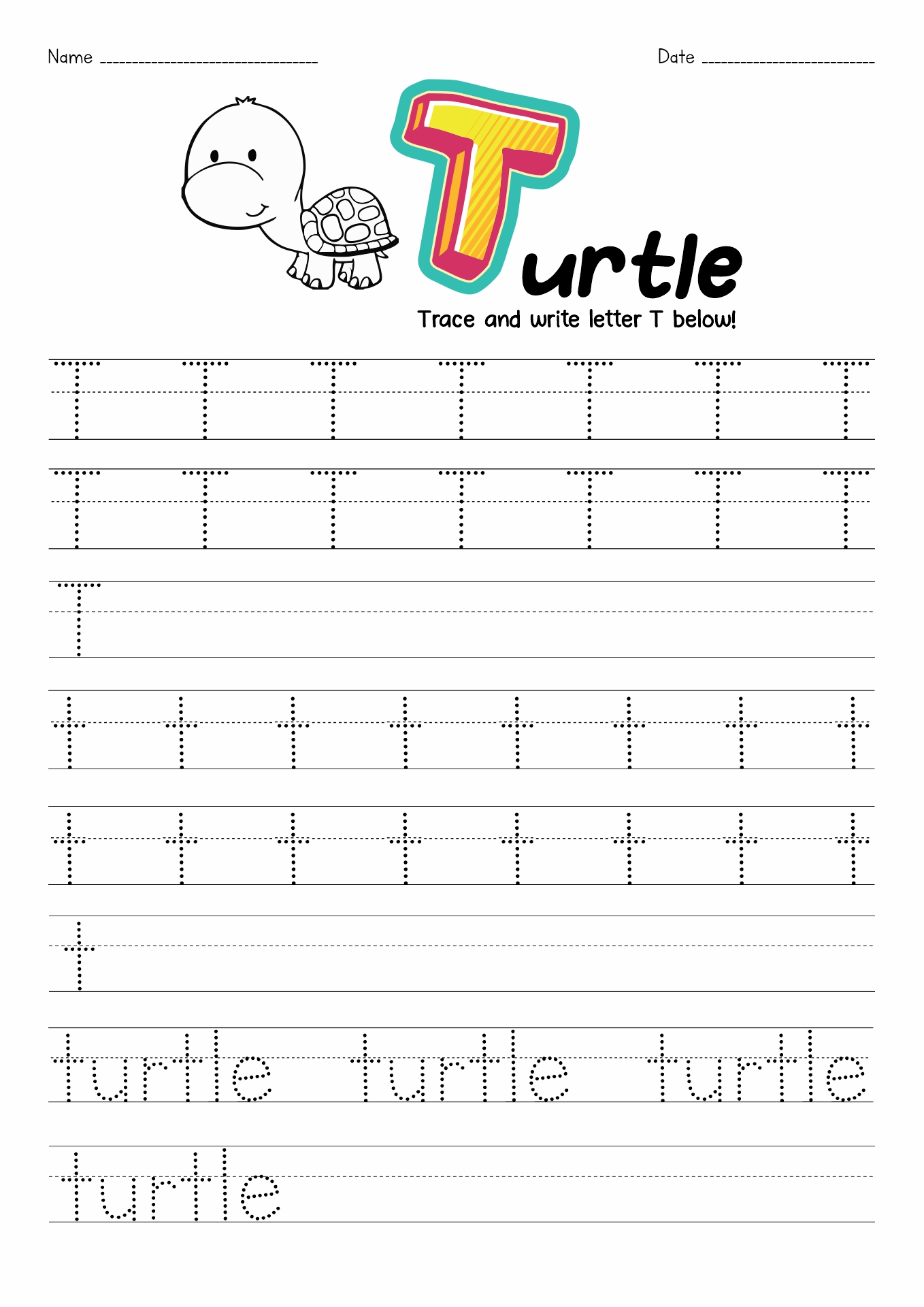 10 Best Images of Preschool Color By Letter Worksheets - Uppercase ...