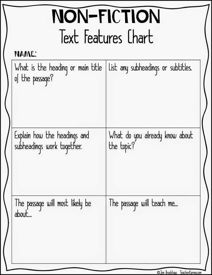 non fiction writing worksheets