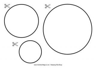 Printable Cutting Circle Worksheet Image