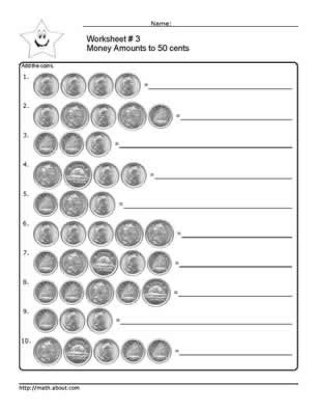 Printable Money Worksheets 2nd Grade Image