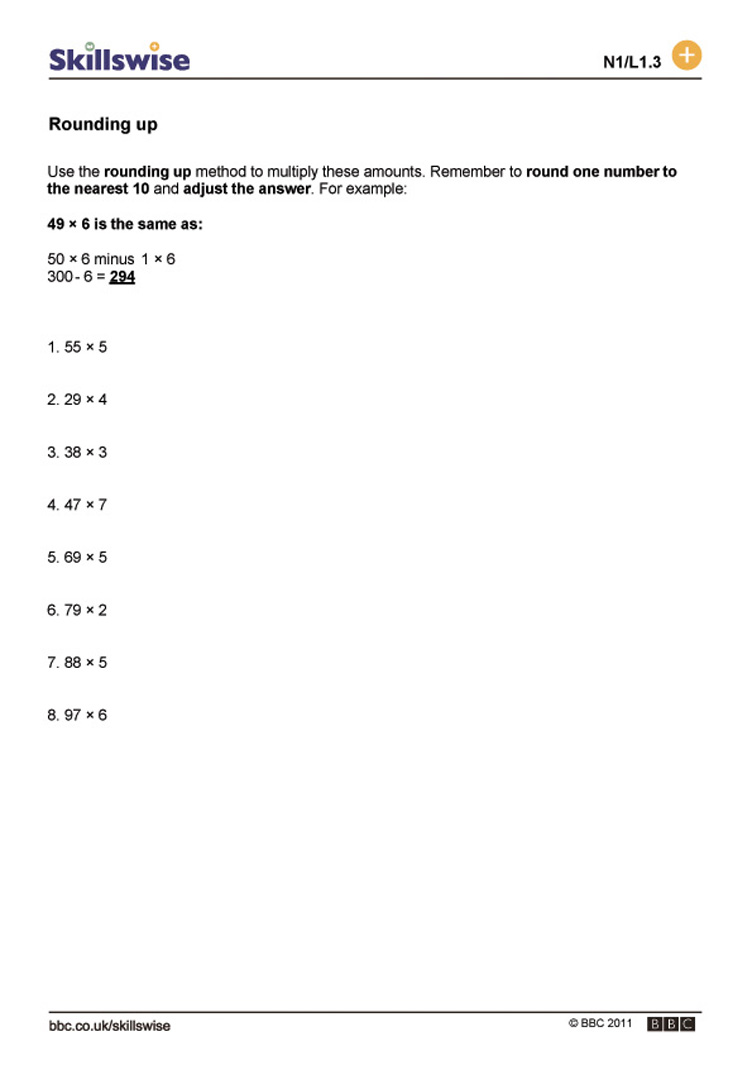 Rounding Off Numbers Worksheets Image