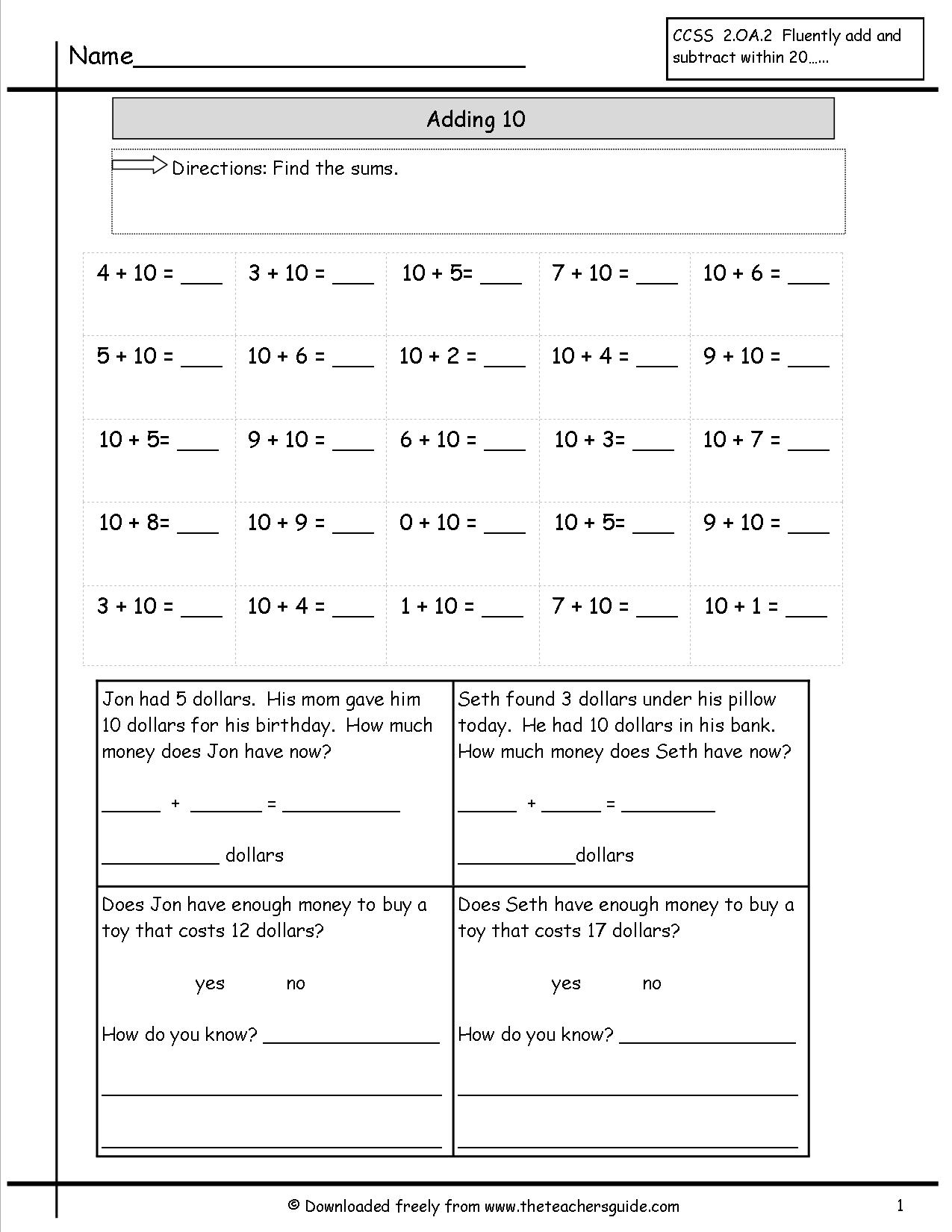 16-add-to-make-10-worksheet-worksheeto