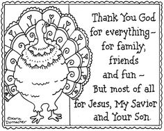 Thanksgiving Bible Coloring Pages Image