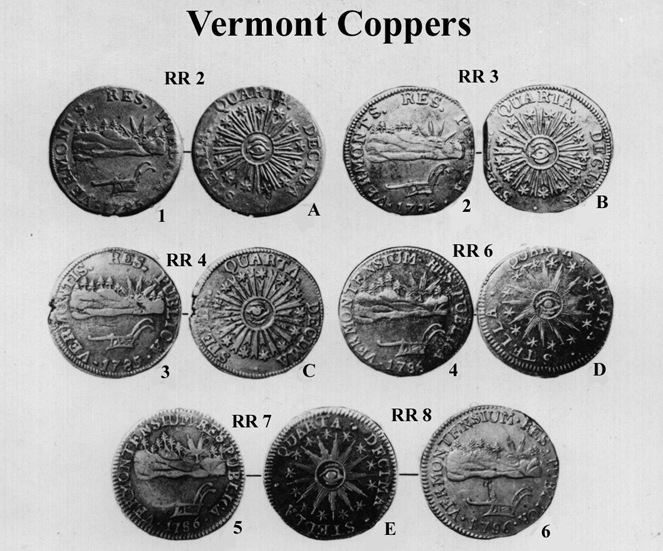 Vermont Coins and Currency