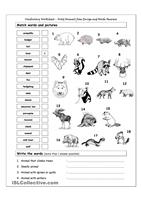Wild Animal Worksheets Image