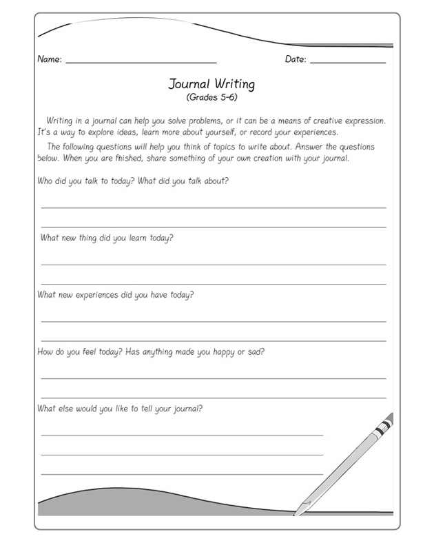 18 Best Images of 5th Grade Writing Prompts Worksheets ...