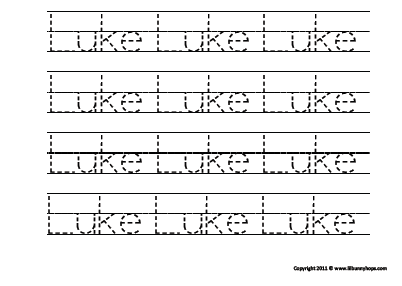 Free Printable Preschool Name Worksheets