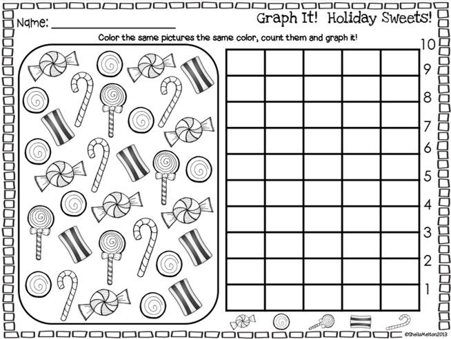 Holiday Sweets Graph It Image