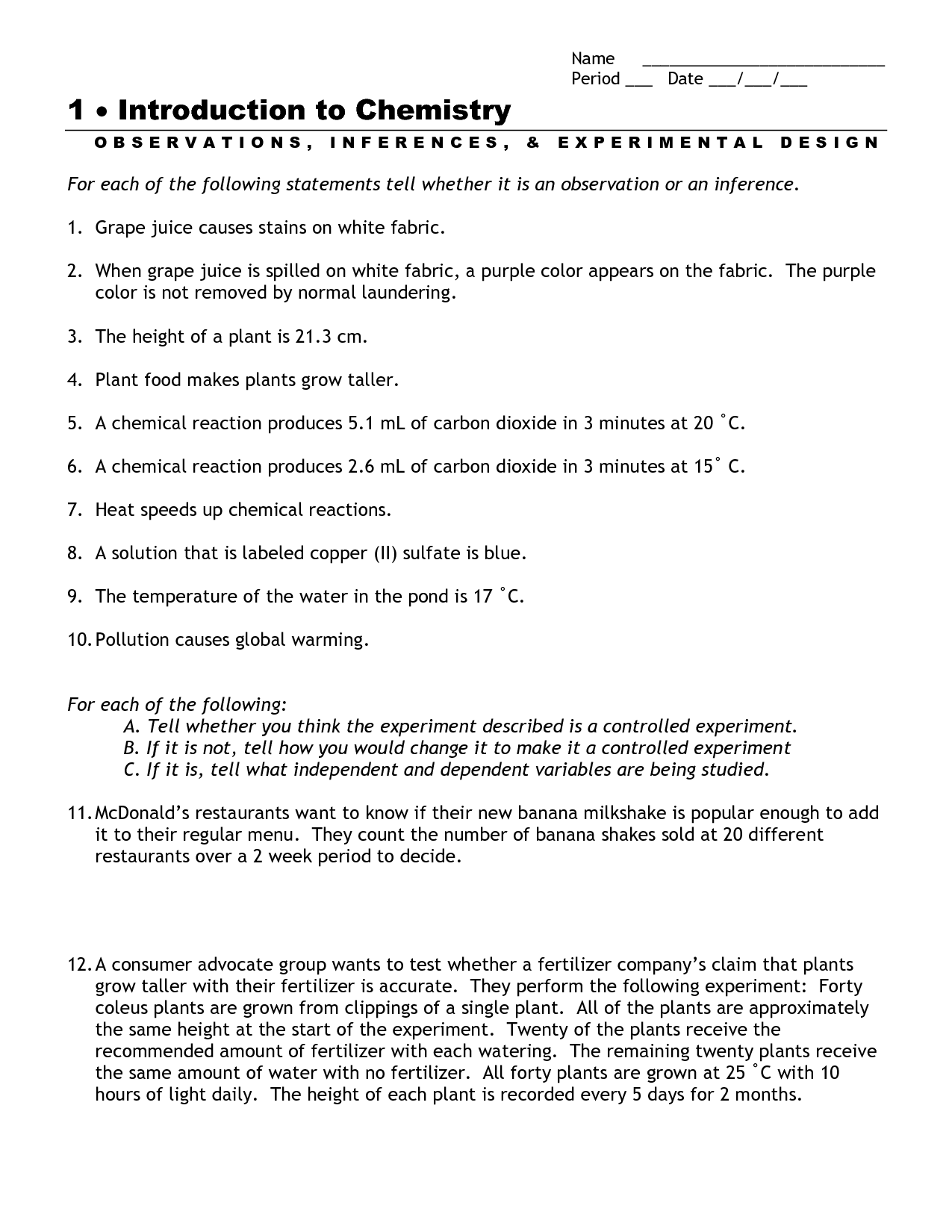 Inference Worksheets 5th Grade