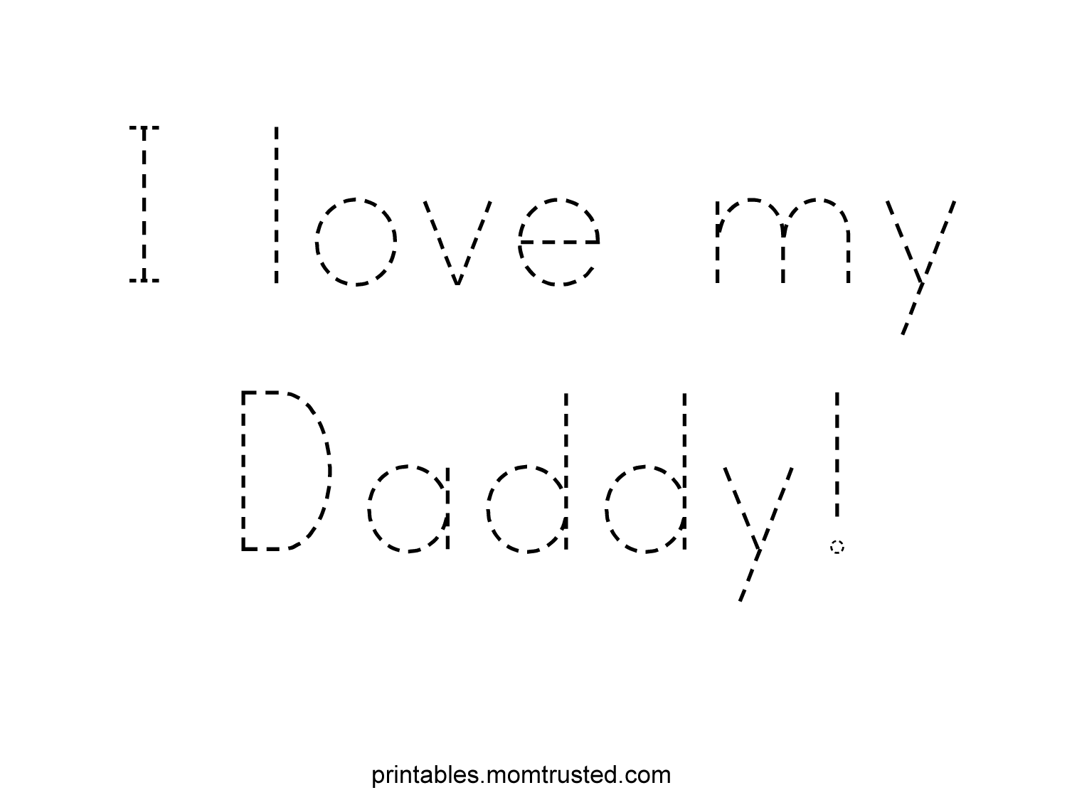 Preschool Name Tracing Worksheets