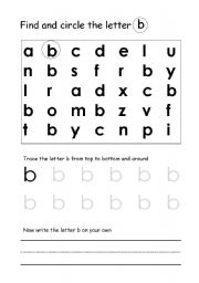 Printable Alphabet Letter B Worksheets Image