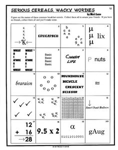 Printable Puzzles Brain Teasers Image