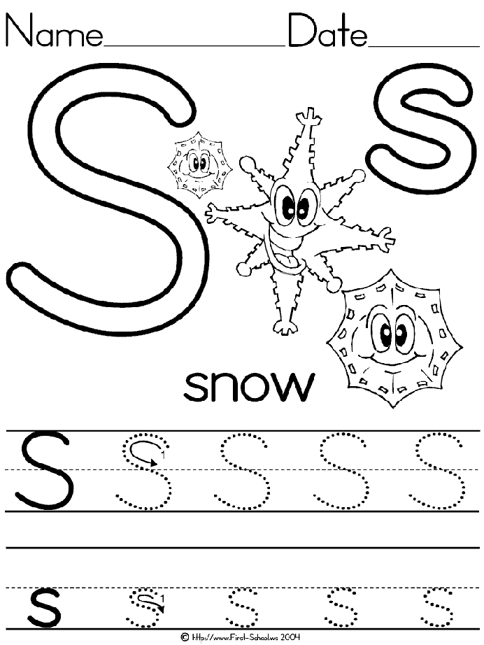 Printable Snow Worksheets Preschool Image