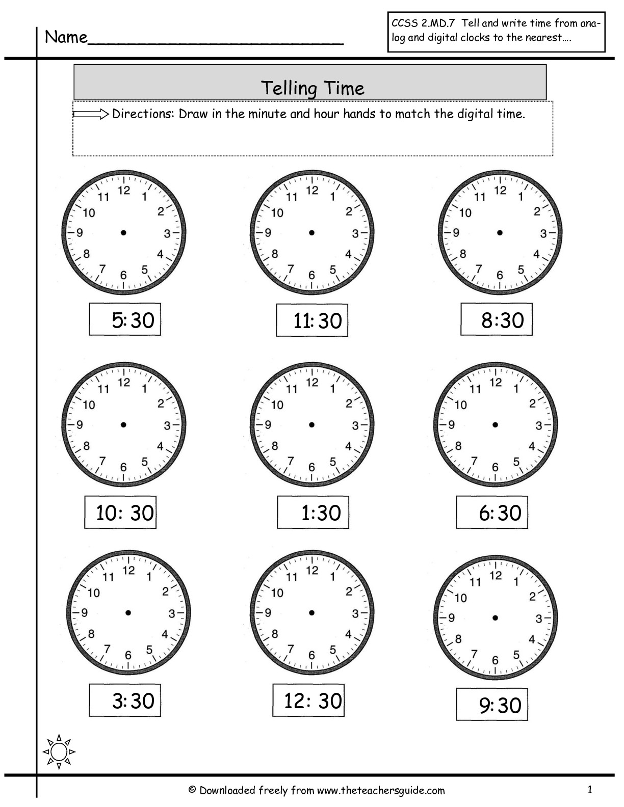 17-telling-time-worksheets-half-past-worksheeto