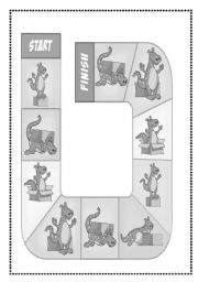 Dinosaur Printable Board Game Image