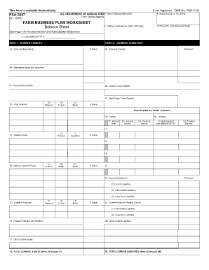 how to fill out a farm business plan worksheet