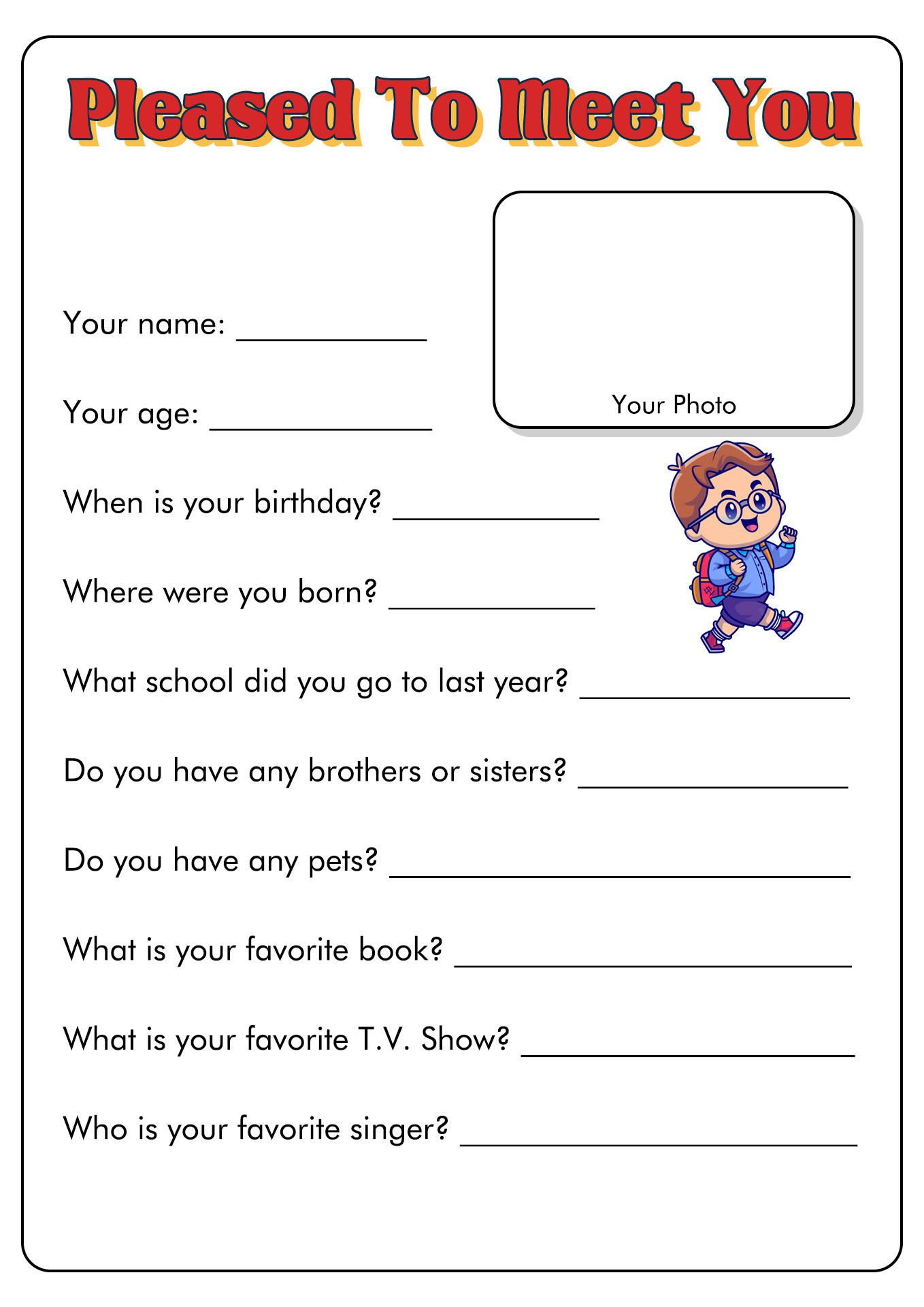 First Day of School Worksheets 3rd Grade Image