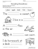 Free Printable 1st Grade Reading Worksheets