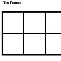 Free Printable Blank Tens Frame Worksheet Image