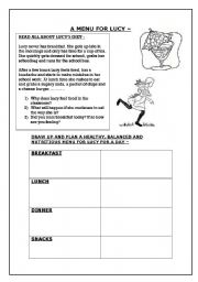Healthy Lifestyle Worksheets Image