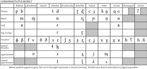 IPA Consonant Chart Image