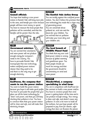 Persuasive Text Worksheets Image
