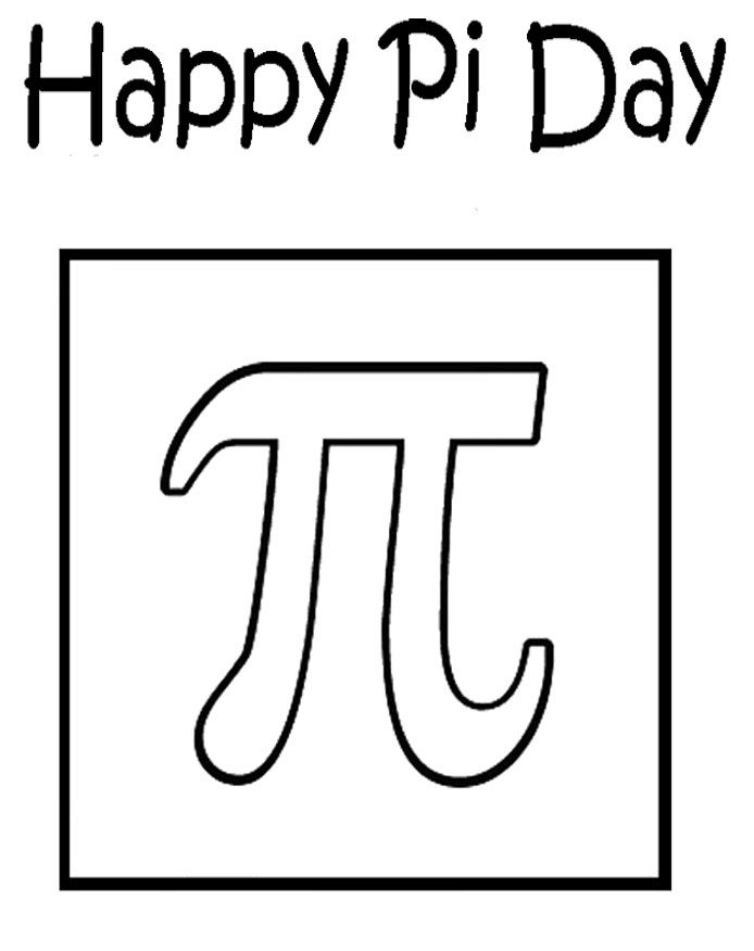 Pi Day Coloring Pages