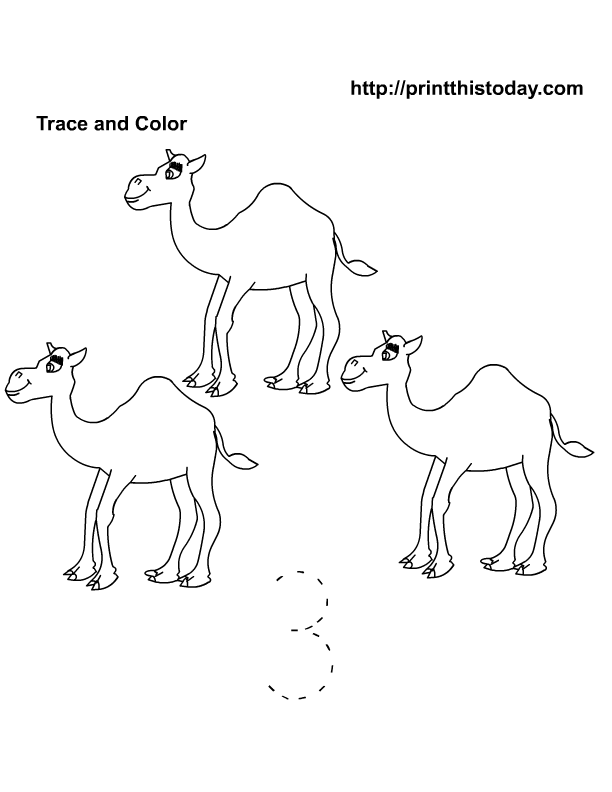 Printable Preschool Worksheets Number 3
