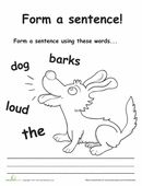 Printable Sentence Structure Worksheets