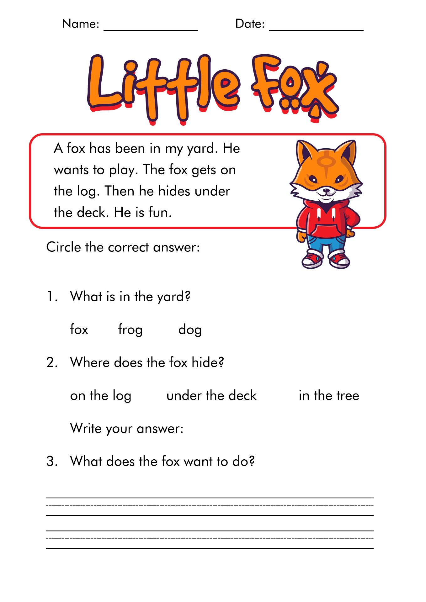 Simple Beginners Reading Worksheets Image