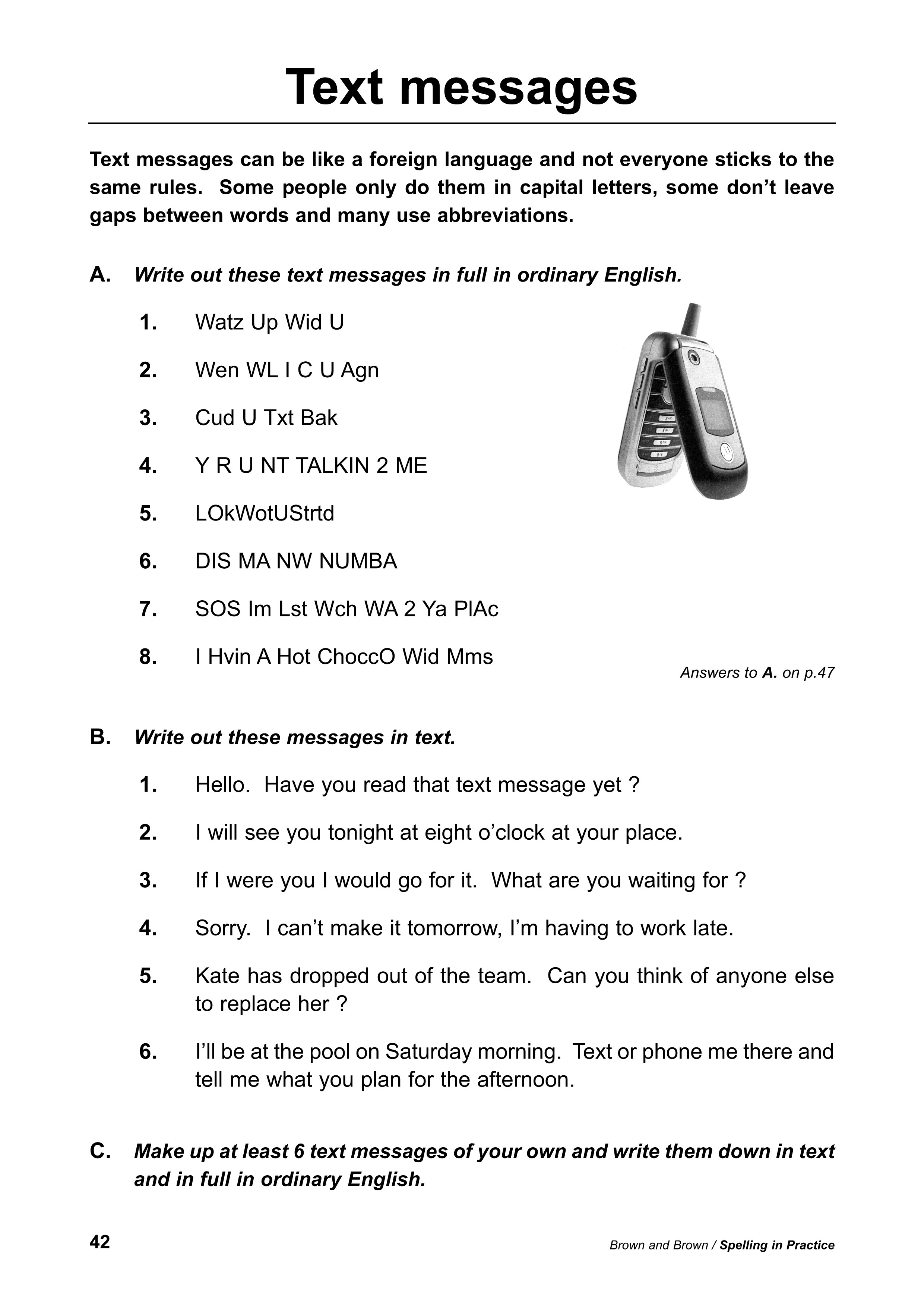 spelling practice worksheets for adults