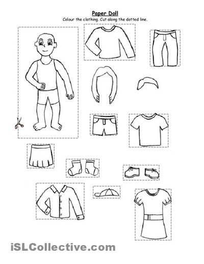 Winter Clothes Worksheet Activities Image