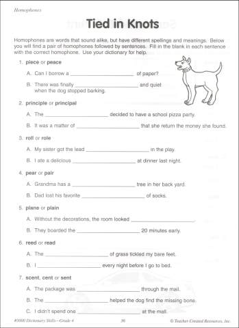 4th Grade Dictionary Skills Worksheets Image
