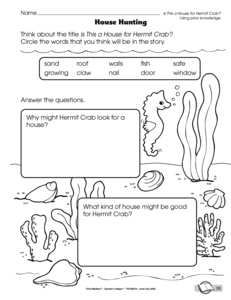 A House for Hermit Crab Worksheet Printable Image