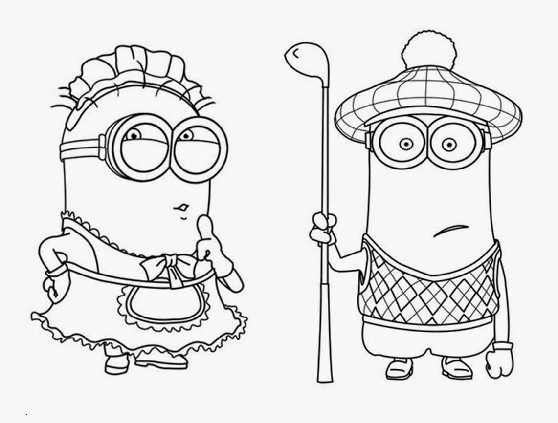 Despicable Me Minions Coloring Pages Image