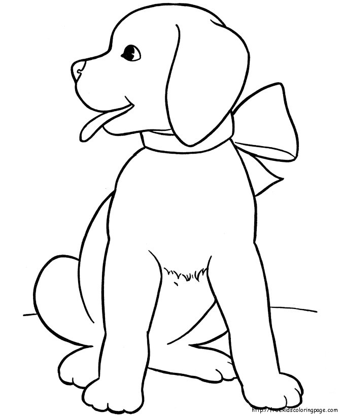 Free Printable Dog Coloring Pages Animals Image