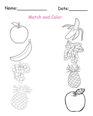 Free Printable Fruit Worksheets Image
