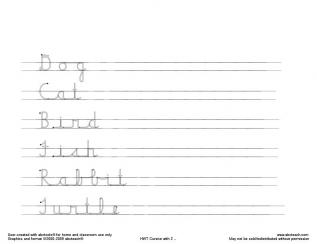 Make Your Own Handwriting Worksheets Image