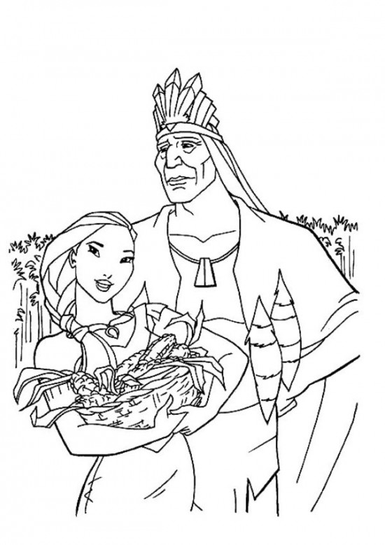 Pocahontas Coloring Pages Image