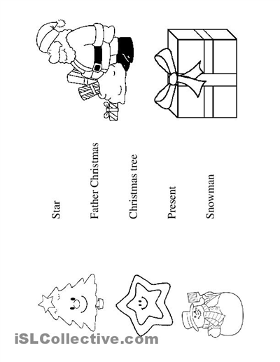 Printable Christmas Worksheets Elementary Image