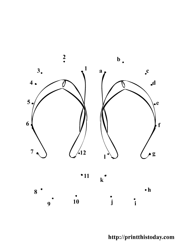 Summer Connect the Dots Worksheets