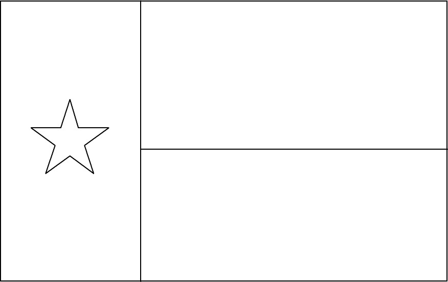 Texas Flag Coloring Page Image