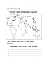 2nd Grade Continent Worksheets Image