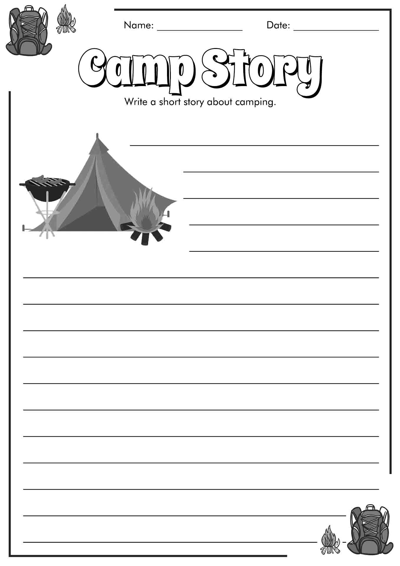 Creative Writing Worksheets for Kids