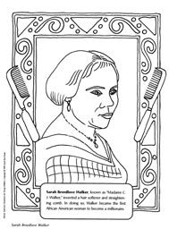 Famous African Americans Black History Coloring Pages