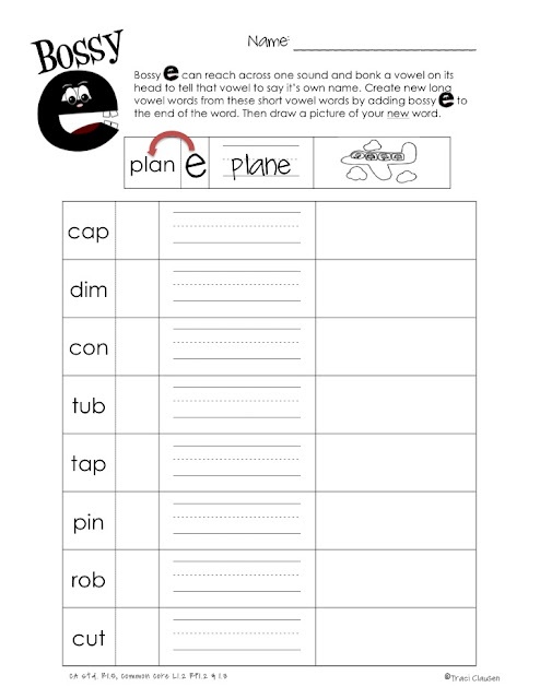 Free Silent E Worksheets Image