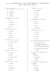 Multiple Choice Grade Worksheets Image
