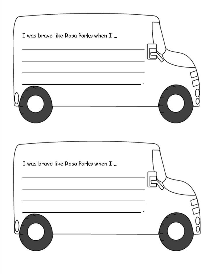 Rosa Parks Activities Worksheets