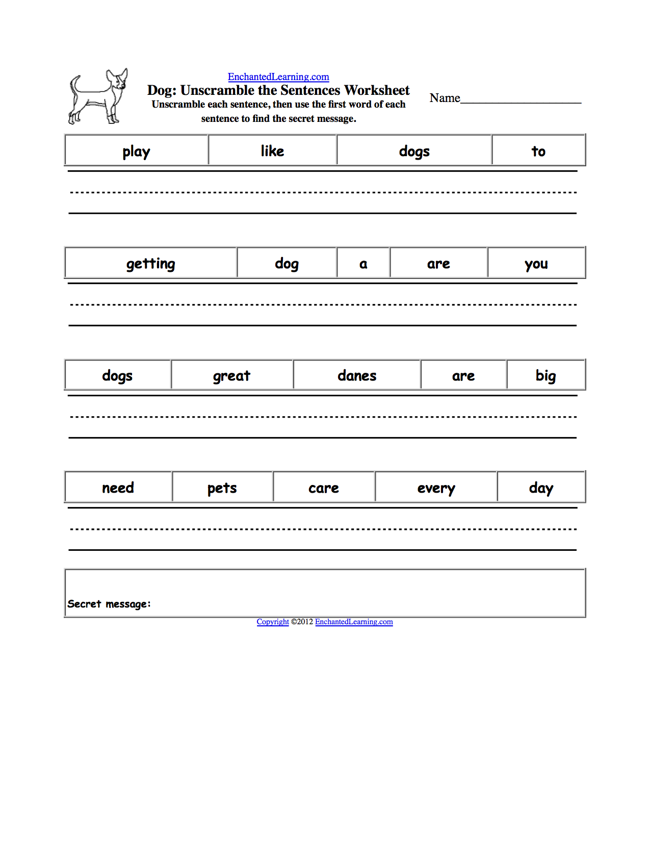 18 First Grade Sentence Structure Worksheets Worksheeto